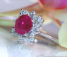 Exquisiter Burma Rubin Ring mit Diamanten #6