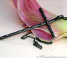 Außergewöhnlicher Kreuz Anhänger mit schwarzen Diamanten #5