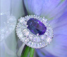 Luxuriöser Saphir Ring mit Diamanten (5,42 ct.) #6