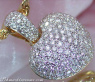 Feiner Herz Anhänger mit Brillanten in Gelbgold 750 #2