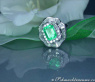 Prachtvoller Smaragd Ring mit Brillanten #6