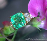Exquisiter Smaragd Ring mit Brillanten #2