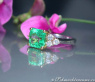 Exquisiter Smaragd Ring mit Brillanten #6