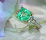 Exquisiter Smaragd Ring mit Brillanten #7