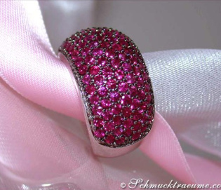 Massiver Rubin Ring