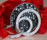 Wandelbarer schwarze Diamanten & Brillanten Anhänger #1