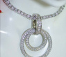 Wandelbarer schwarze Diamanten & Brillanten Anhänger #6