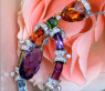 Ausgefallener Multicolor Edelstein Anhänger mit Brillanten #2