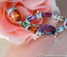 Ausgefallener Multicolor Edelstein Anhänger mit Brillanten #3