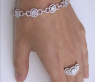 Erstklassiges Diamanten Armband im Illusion-Design #5