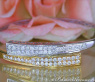 Klassischer Diamanten Armreif in Gelbgold und Weißgold #3