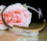 Klassischer Diamanten Armreif in Gelbgold und Weißgold #4