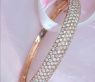 Feinster Roségold Armreif mit Diamanten #3