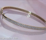 Bildschöner Diamanten Armreif in Gelbgold 585 #3