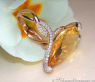 Bezaubernder Citrin Ring mit Brillanten #3