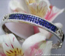 Stattlicher Saphir Armreif mit Brillanten #4