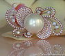 Fantastischer Südseeperle Ring mit Brillanten #5