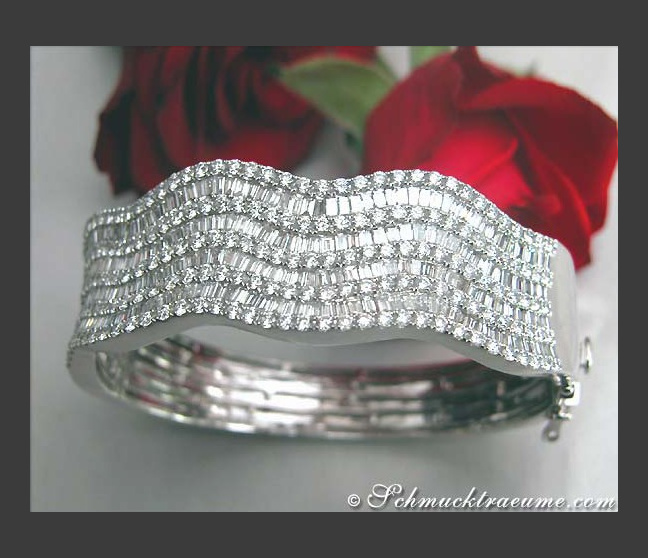 Prachtvoller Armreif mit Diamanten (11,66 ct.) #1