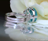 Exquisiter Blautopas Ring mit Brillanten #4