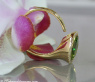 Interessanter Peridot Ring mit Diamanten #5