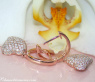Klassische Diamant Herz Ohrringe in Roségold 750 #4