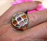 Herrlicher Multicolor Edelstein Ring #4