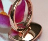 Prächtiger Rosenquarz Ring mit Diamanten in Roségold #6
