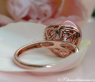 Bezaubernder Rosenquarz Brillanten Ring #5