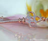 Femininer Diamanten Schlüssel Anhänger in Roségold #5