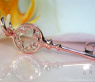 Zarter Diamanten Schlüssel Anhänger in Roségold #1