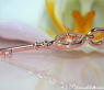 Zarter Diamanten Schlüssel Anhänger in Roségold #3