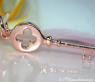 Zarter Diamanten Schlüssel Anhänger in Roségold #5