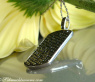 Auffallender schwarze Diamanten Dog Tag Anhänger #4