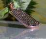 Braune Brillanten Dog Tag Anhänger #4