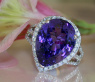 Exquisiter AAA Tansanit Brillanten Ring #3