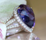 Exquisiter AAA Tansanit Brillanten Ring #5