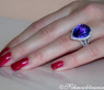 Exquisiter AAA Tansanit Brillanten Ring #6