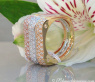 Drei Diamanten Ringe in Einem (Tricolor Fertigung) #3