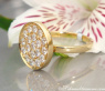 Ungewöhnlicher Brillant Ring in Gelbgold #2