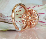 Ungewöhnlicher Brillant Ring in Roségold #5