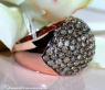 Stattlicher naturbraune Brillanten Ring #3