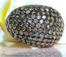 Stattlicher naturbraune Brillanten Ring #5