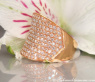 Stattlicher Brillanten Ring in Roségold #4
