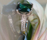 Graziler Turmalin Brillanten Ring #5