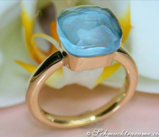 Feinster Blautopas Ring