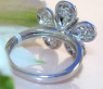 Femininer Brillanten Ring im Blumen Design #5