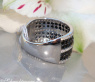 Edler schwarze Diamanten Ring #6