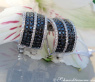 Auffallend attraktive schwarze Diamanten Ohrringe #3