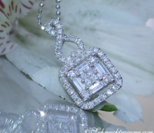 Attraktiver Brillanten / Diamanten Anhänger Attraktiver Brillanten / Diamanten Anhänger