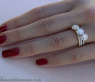 Drei bezaubernde Brillanten / Diamanten Ringe (Stacking Rings) #4